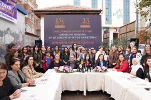 Kadınlar 25 Kasım için Diyarbakır