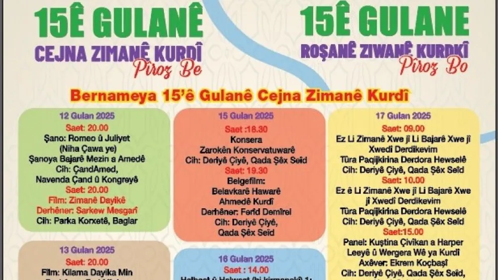 Büyükşehir Belediyesi Kürt Dil Bayramı