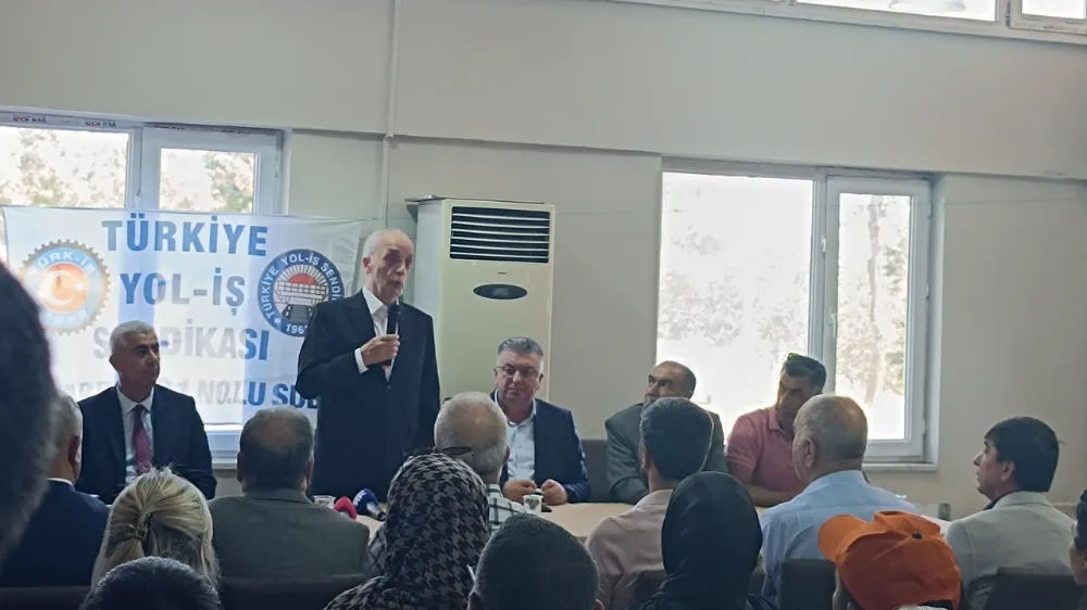 Türk-İş Genel Başkanı Atalay Diyarbakır