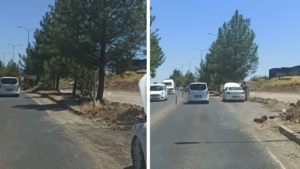 Bayram arifesinde trafik çilesi: Dicle Üniversitesi kavşağındaki yol 2 aydır bitmiyor 